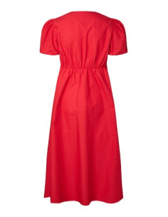 YasStray Midi Dress | Tomato 2