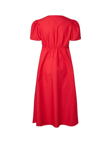 YasStray Midi Dress | Tomato