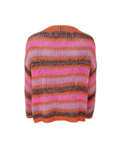 BcTherese Striped Cardigan | Orange 2