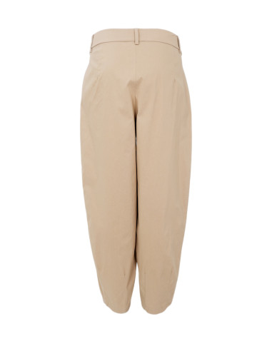 BcBeate Barrel Pant | Beige