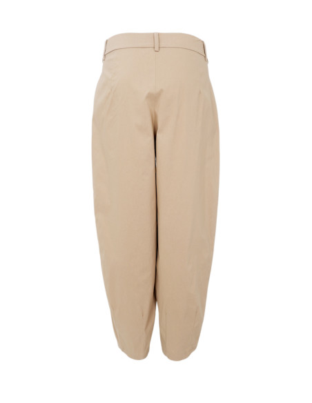 BcBeate Barrel Pant | Beige