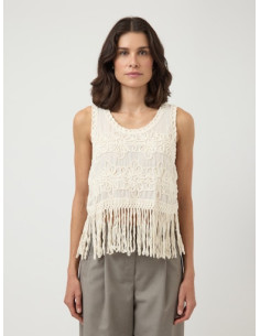 YASBera SL Crochet Top | Birch