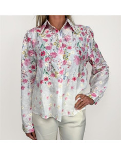 Blus Flower | White