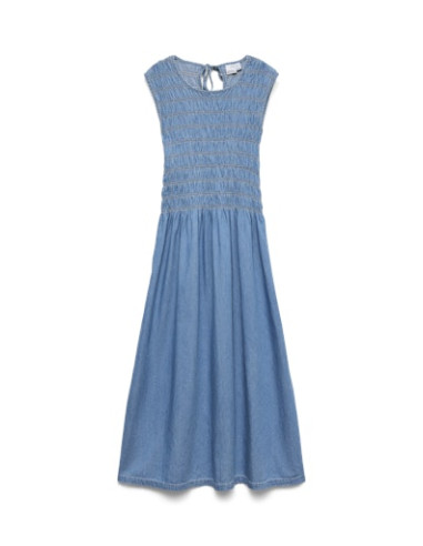 VMNerina Smock Dnm Dress | MedBlue
