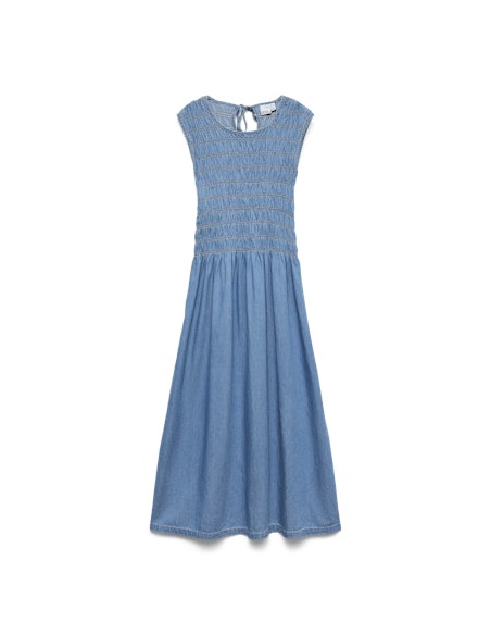 VMNerina Smock Dnm Dress | MedBlue