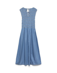 VMNerina Smock Dnm Dress | MedBlue 2