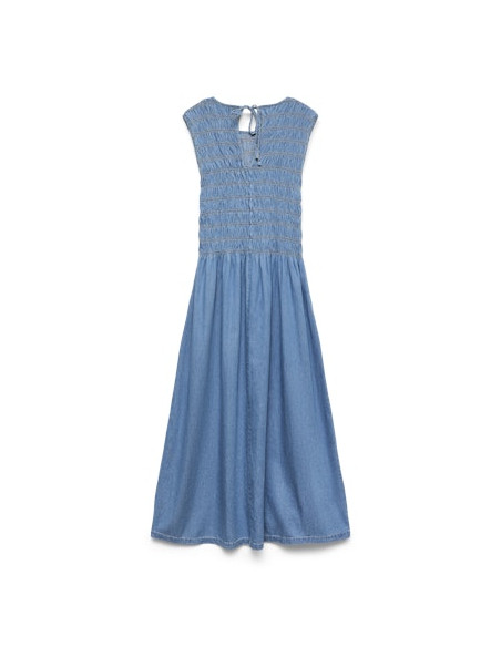 VMNerina Smock Dnm Dress | MedBlue
