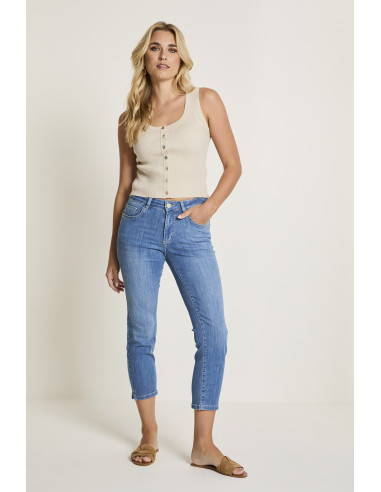 Capri Jeans | Stone Used
