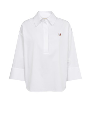 MmBritze Cotton Blouse | White