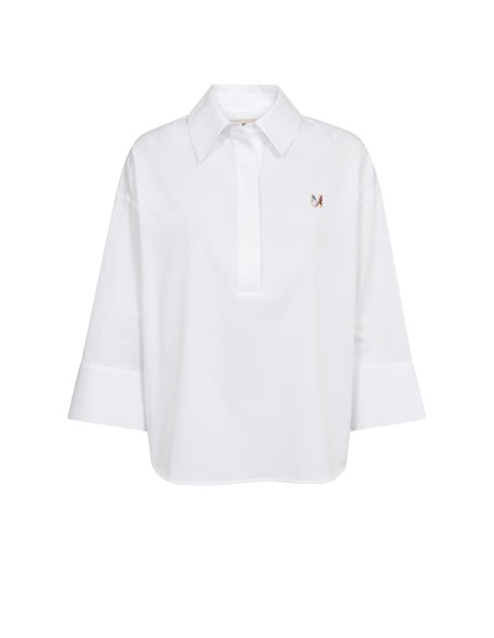 MmBritze Cotton Blouse | White