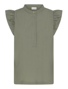 PzCleo SS Blouse | Green