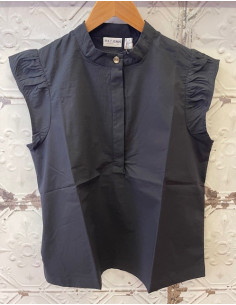 PzCleo SS Blouse | Black