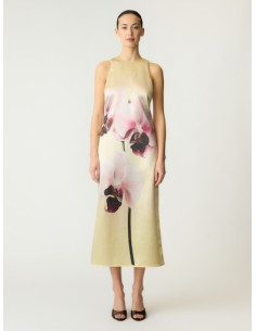 YASOrchida Satin Dress | Flower