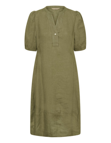 CuAniela Placket Dress | Green
