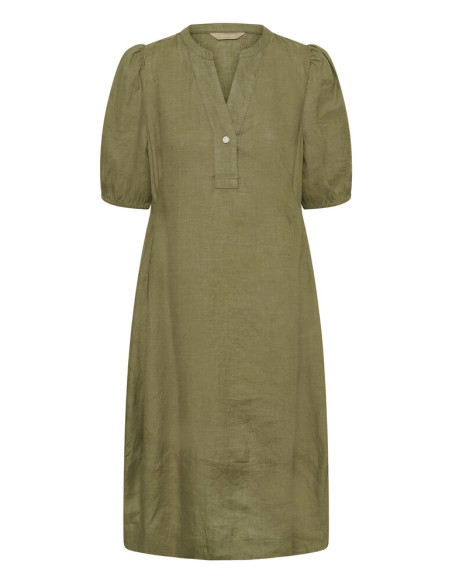 CuAniela Placket Dress | Green