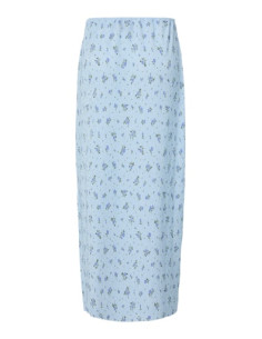 PcFlora Ankle Skirt | Blue