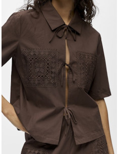 ObjDidde Hope 2/4 Shirt | Brown