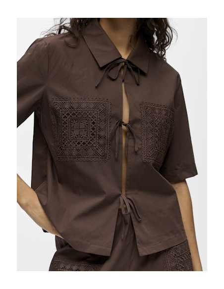ObjDidde Hope 2/4 Shirt | Brown