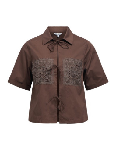 ObjDidde Hope 2/4 Shirt | Brown
