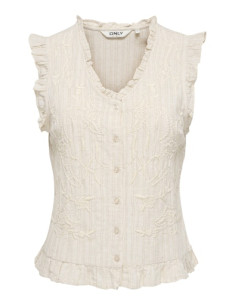 OnlEllys Frill Top | Pumic