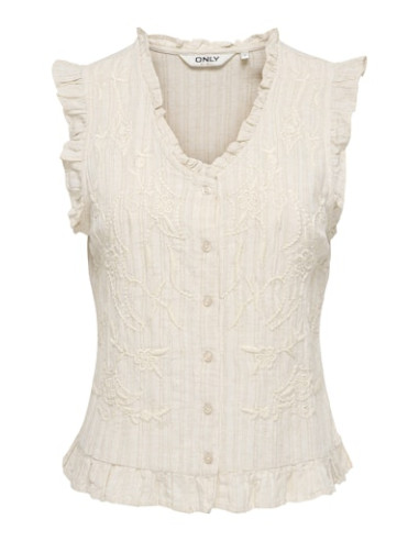 OnlEllys Frill Top | Pumic