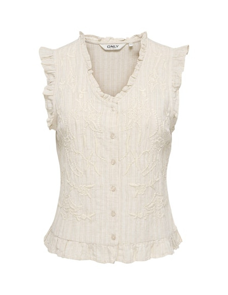OnlEllys Frill Top | Pumic