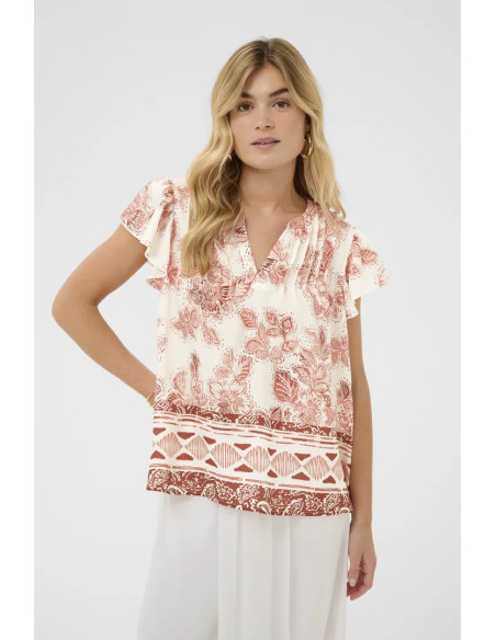 CrJessie Blouse | Brandy