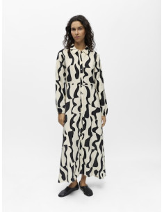 ObjJacira Long Shirt Dress | Birch 2