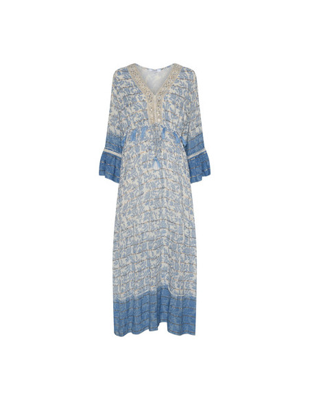 Mille Long Dress | Blue
