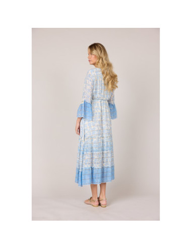 Mille Long Dress | Blue