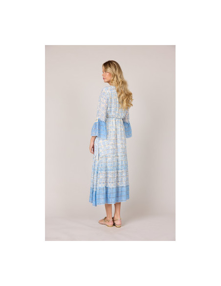 Mille Long Dress | Blue