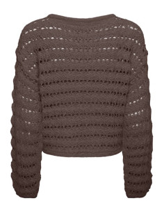 OnlGeena Pattern Knit | Chocolate 2