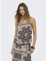 OnlRamse Strap Band Top | Chocolate