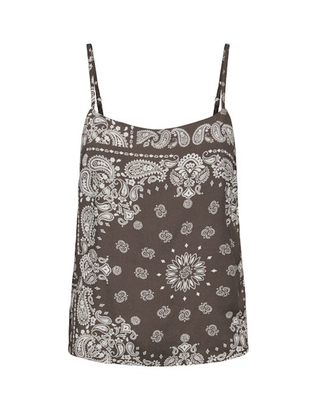 OnlRamse Strap Band Top | Chocolate
