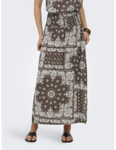 OnlSaki Ambel Skirt | Chocolate