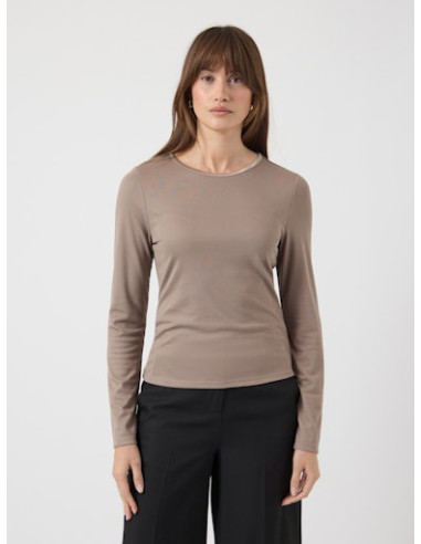 YASPaloma LS Top | Taupe