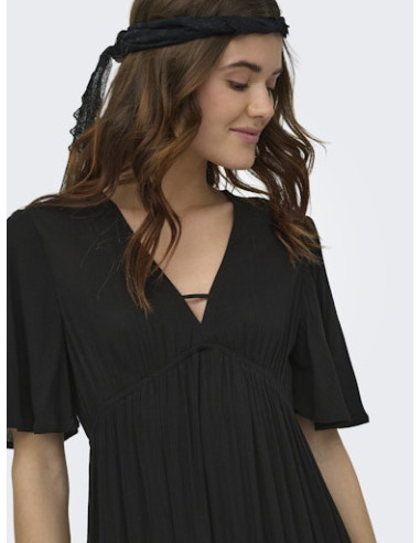 ONLMya Chiara Long Dress | Black