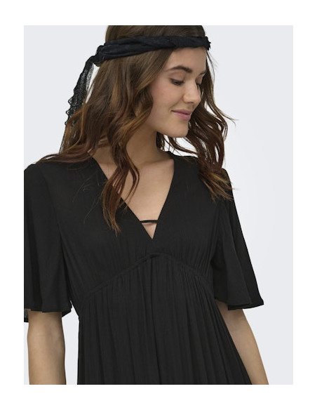 ONLMya Chiara Long Dress | Black