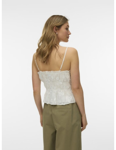 VmElisa Emb Singlet | White