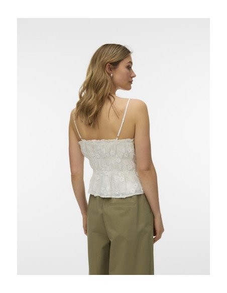 VmElisa Emb Singlet | White
