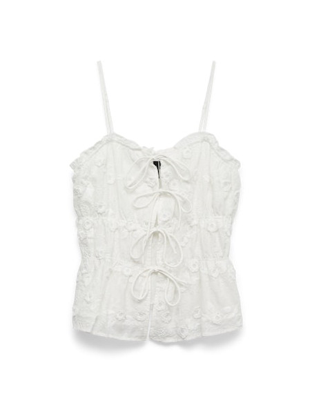 VmElisa Emb Singlet | White