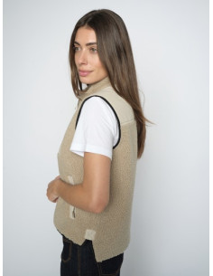 MmRowe Teddy Vest | Feather Gray 2