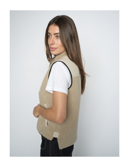 MmRowe Teddy Vest | Feather Gray
