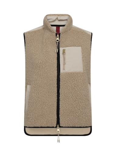 MmRowe Teddy Vest | Feather Gray