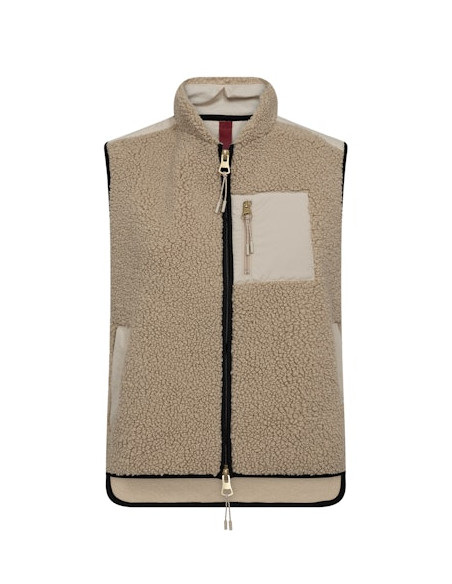 MmRowe Teddy Vest | Feather Gray