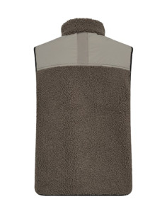 MmRowe Teddy Vest | Dusty Olive 2