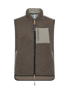 MmRowe Teddy Vest | Dusty Olive