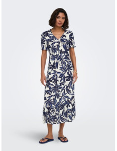 OnlChianti Long Dress | Egret