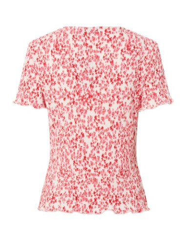 PcFlora O-neck Top  | Flower