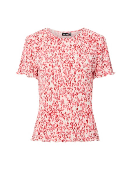 PcFlora O-neck Top  | Flower